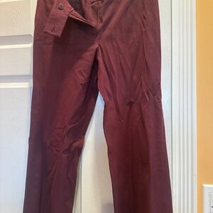 Ann Taylor Loft Burgundy dress pants